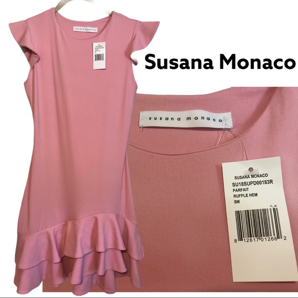 Susana Monaco Ruffle Parfait Mini Dress - Picture 5 of 5